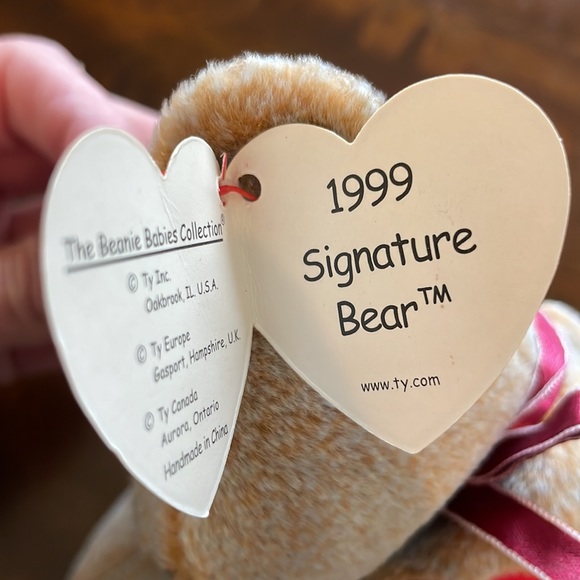 Ty Beanie Baby 1999 Signature Bear - Picture 3 of 4